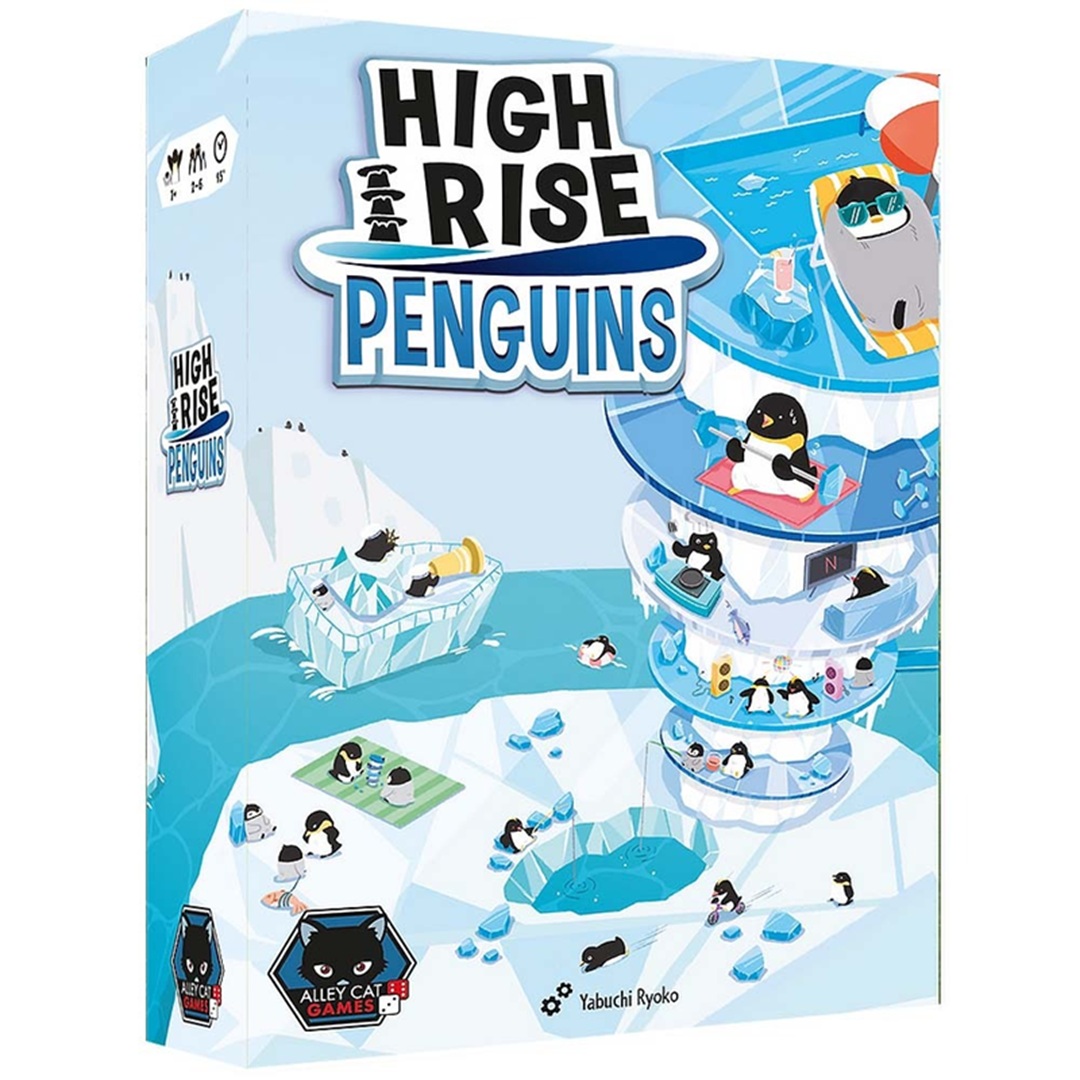 54cb8c495ea13d6eff39529c459f9c63.jpg High Rise Penguins Board Game - Image 1