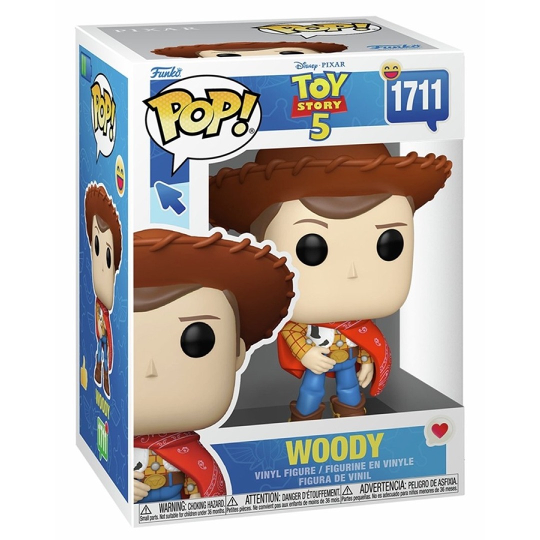 5b9b08bc4af89a8cc7c515c4c46abe0c.jpg Funko POP! Disney Toy Story 5 N° 1711 - Woody - Image 1