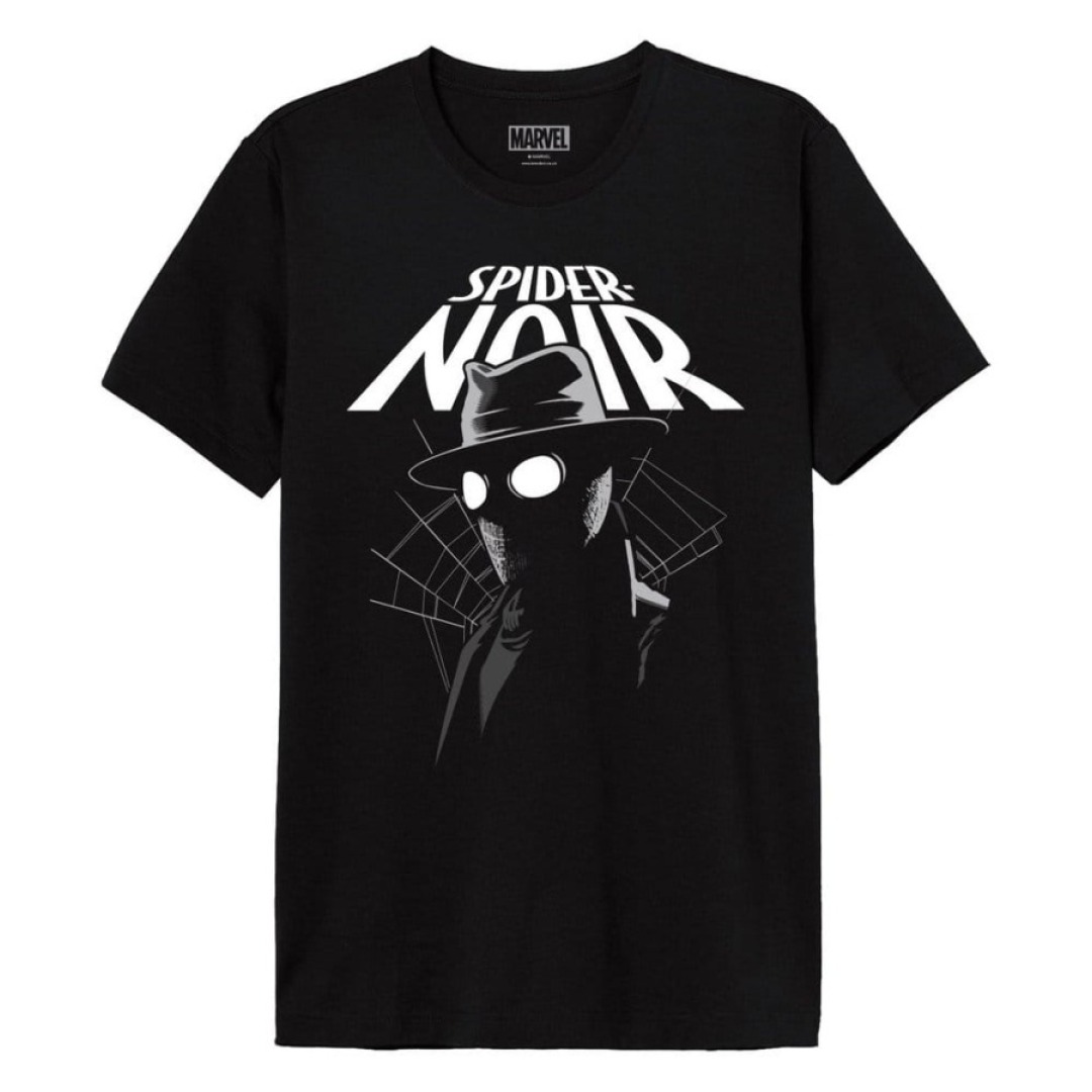 5cbc19570e50dd3089dcf7d5a68a3525.jpg Marvel Spider-Man Spider-Noir The Spider Black T-Shirt (M) - Image 1