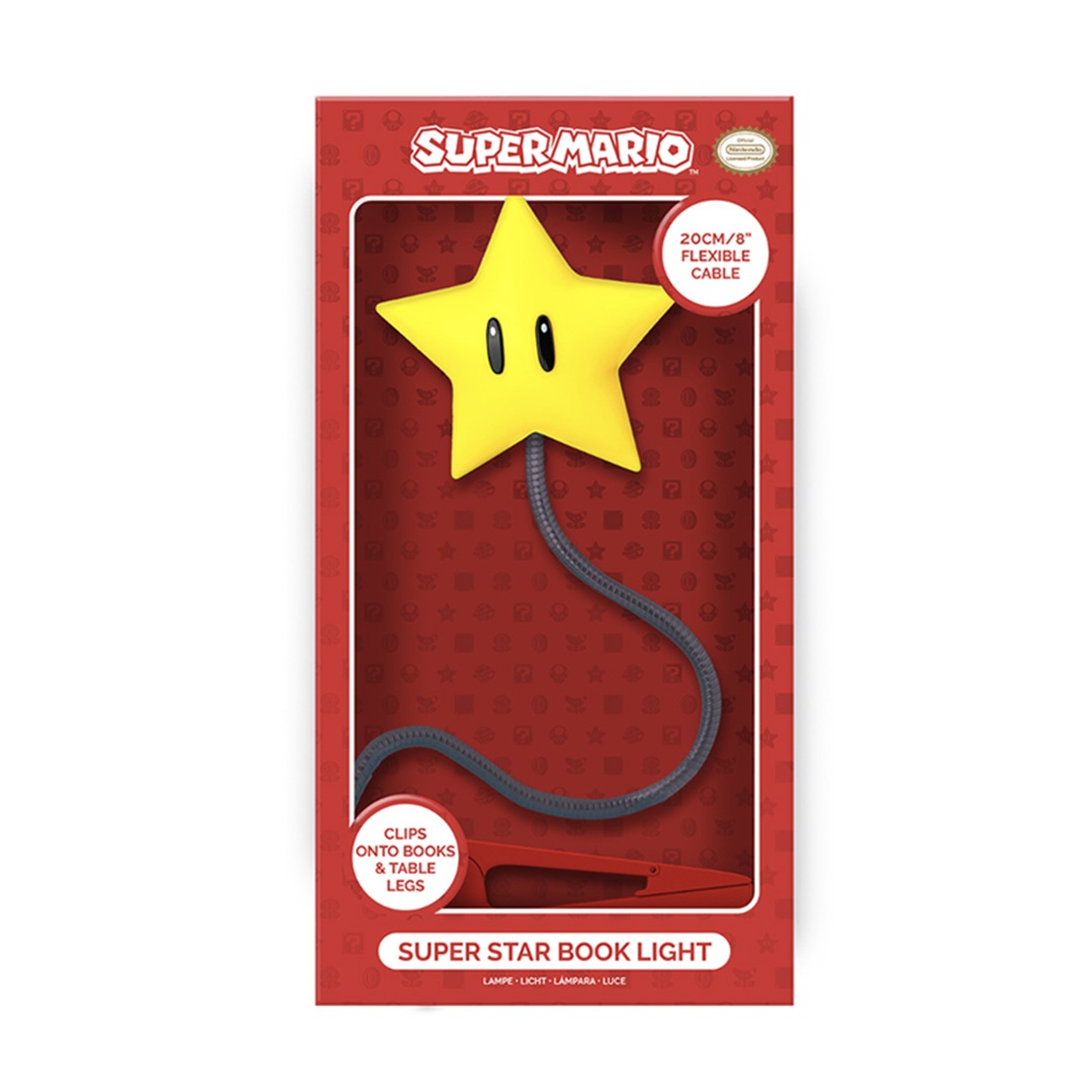 63e3f4ea778587a390e0ec1f6e31bdc1.jpg Super Mario Super Star Book Light - Image 1