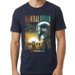 Star Wars The Mandalorian & Grogu Navy T-Shirt (S)
