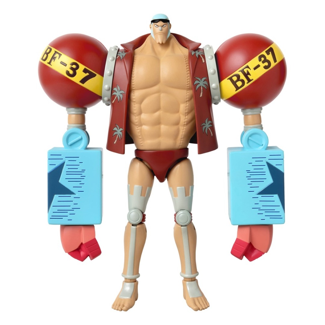 744771183841d7d1a0d67133a6e853f8.jpg One Piece Franky Anime Heroes Bandai Figure - Image 1