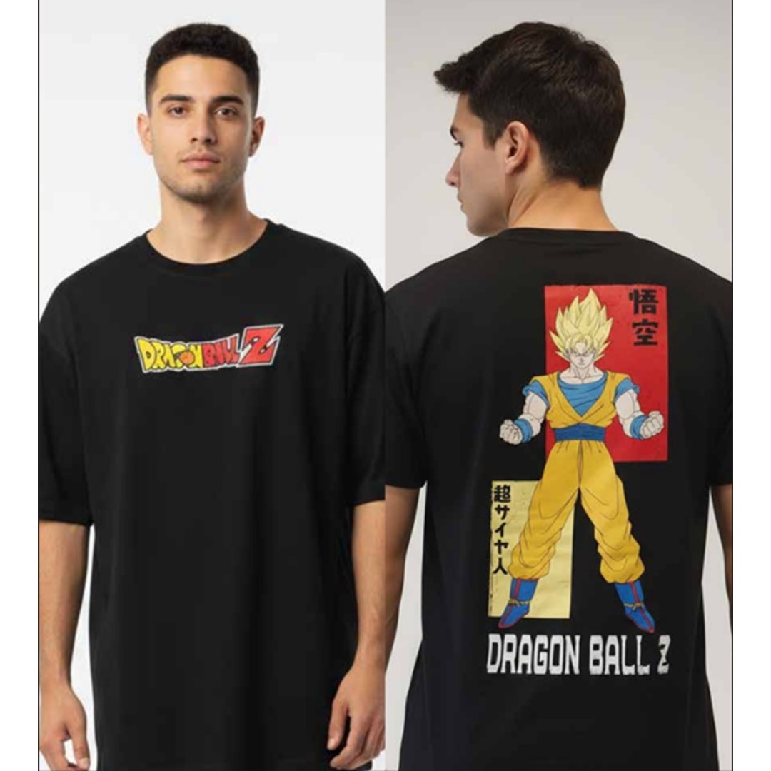 79b93f661c43a7207bc8d384d041375e.jpg Dragon Ball Z Goku Super Saiyan Black T-Shirt (S) - Image 1