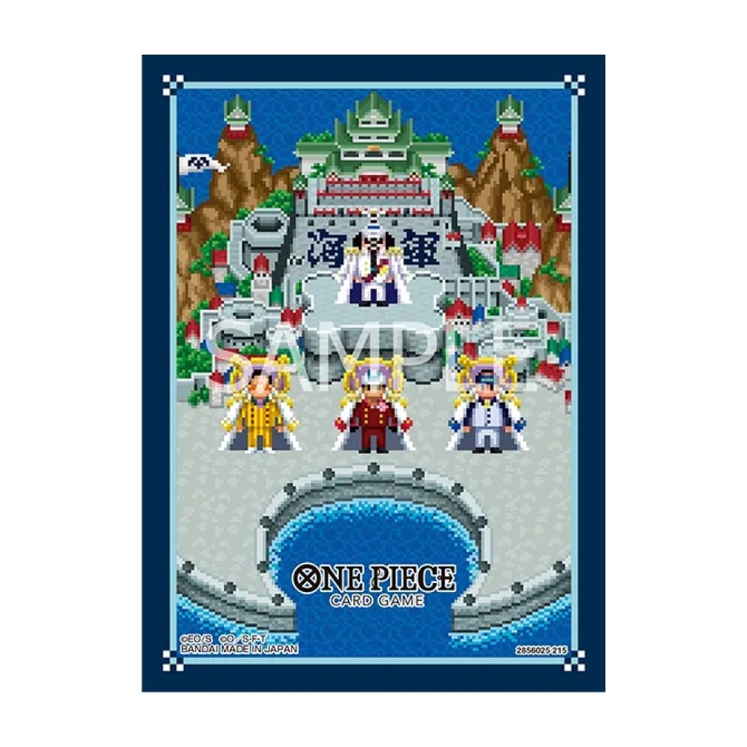 7b851cfc0d4b23866d71e04965ac0cbb.jpg One Piece Card Game: Pixel 3 Admirals Official Sleeves Vol. 15 - Image 1