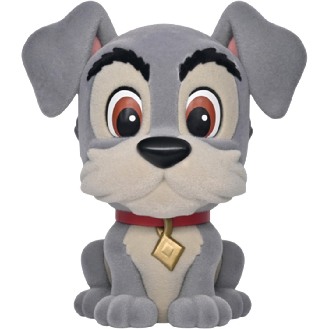 7f3e4f73c0ad14fe7e09b1edccb75d9e.jpg Disney Lady & The Tramp - Tramp Figural Bank Flocked - Image 1
