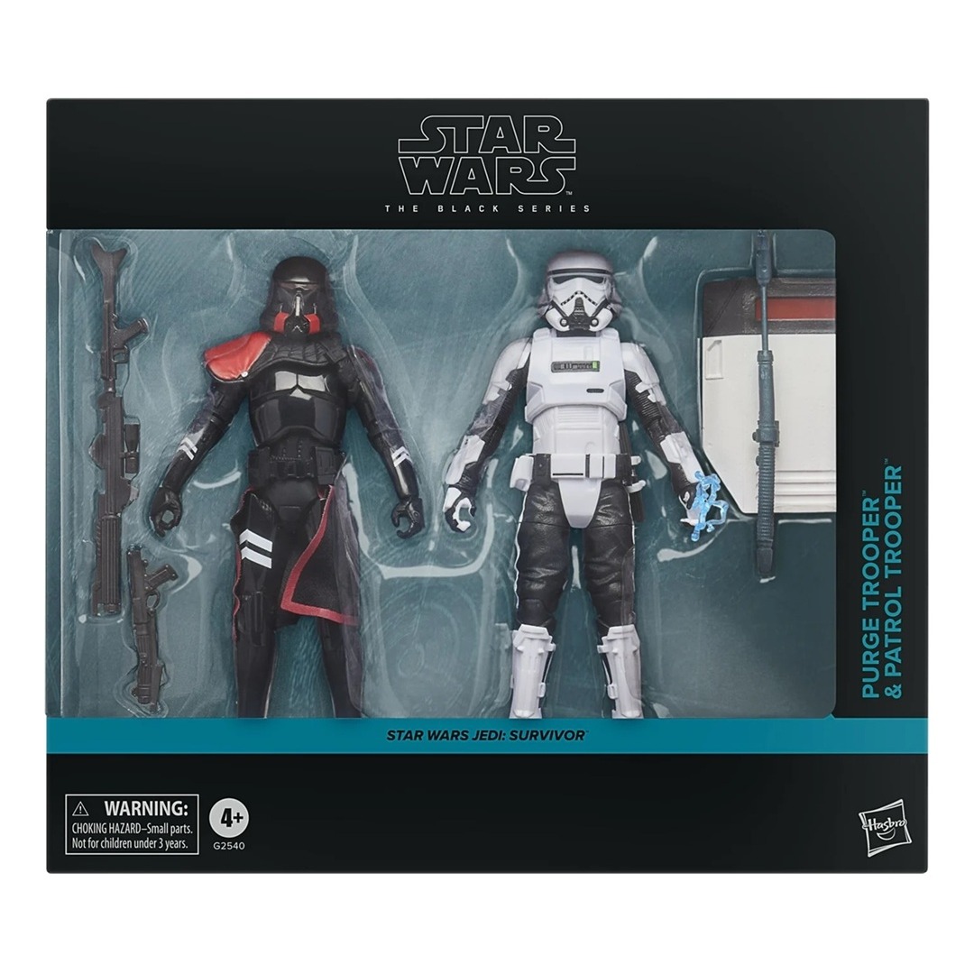 806b20eeecbfb19c13d1314ec8a5461e.jpg Star Wars Jedi Survivor Purge Trooper & Patrol Trooper Black Series Hasbro Figure - Image 1