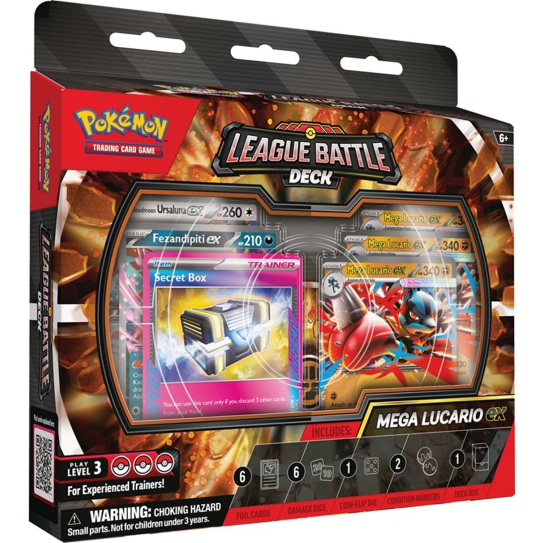 862bb882082e77e6402b6b477e5dd1e4.jpg Pokemon TCG: Mega Lucario ex League Battle Deck - Image 1