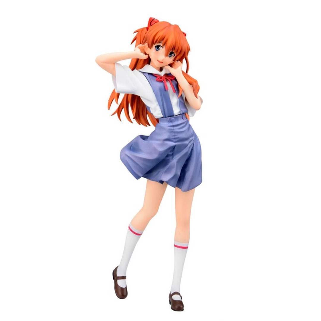 a2e26cdb3b12cbfb6ba8f30077efe673.jpg Evangelion Asuka Uniform XStellar Sega Goods Figure - Image 1