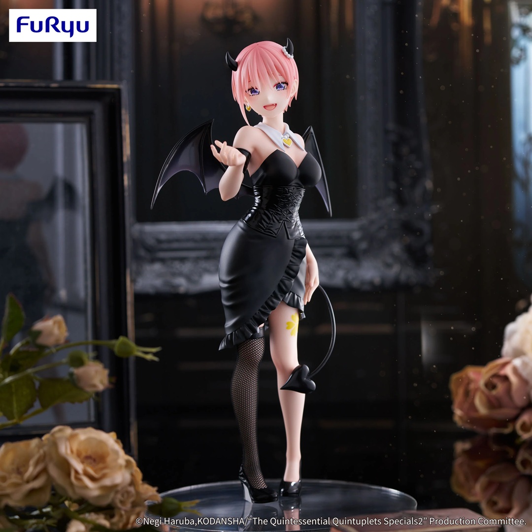 ad07589f5c5a3b15138b5d20cac9a1a4.jpg The Quintessential Dark Bunnies BiCute Nakano Ichika Furyu Statue - Image 1