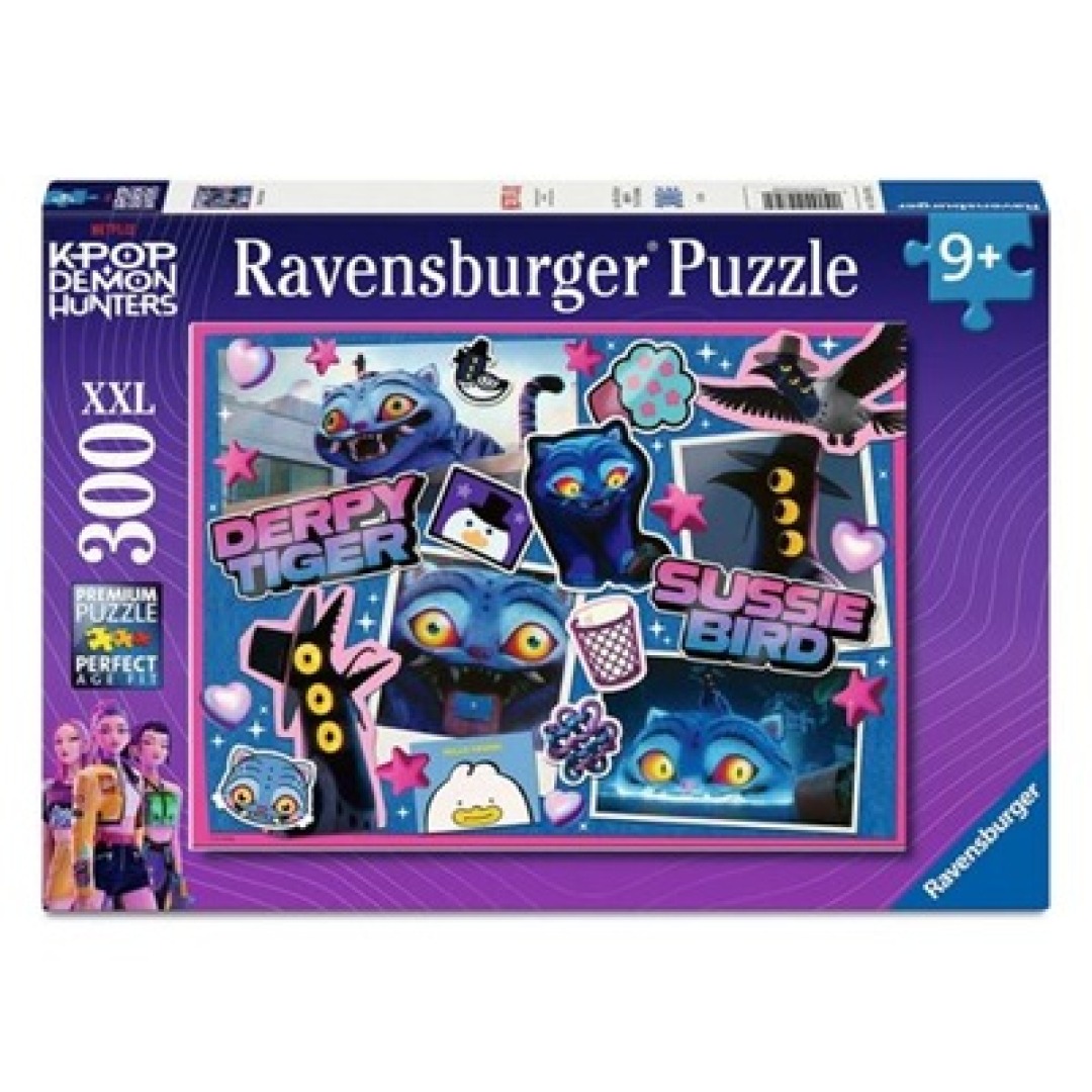ae192de6f830b0eafa8077315235b522.jpg K-Pop Demon Hunters Derpy & Sussie Puzzle 300 Pieces XXL - Image 1