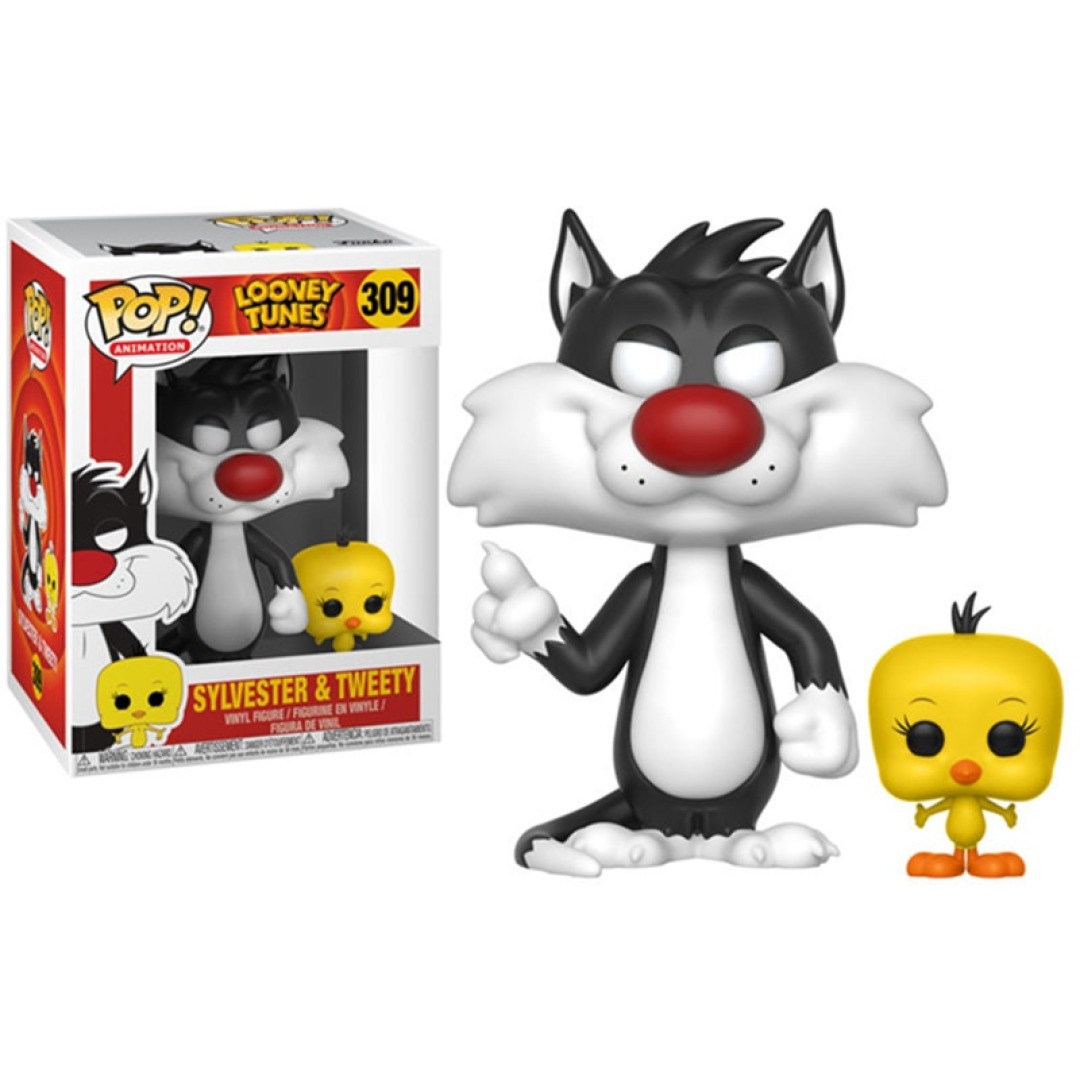 b341e3a54da7f0d7d6857e6d6a7373ef.jpg Funko POP! Looney Tunes N° 309 - Sylvester & Tweety - Image 1