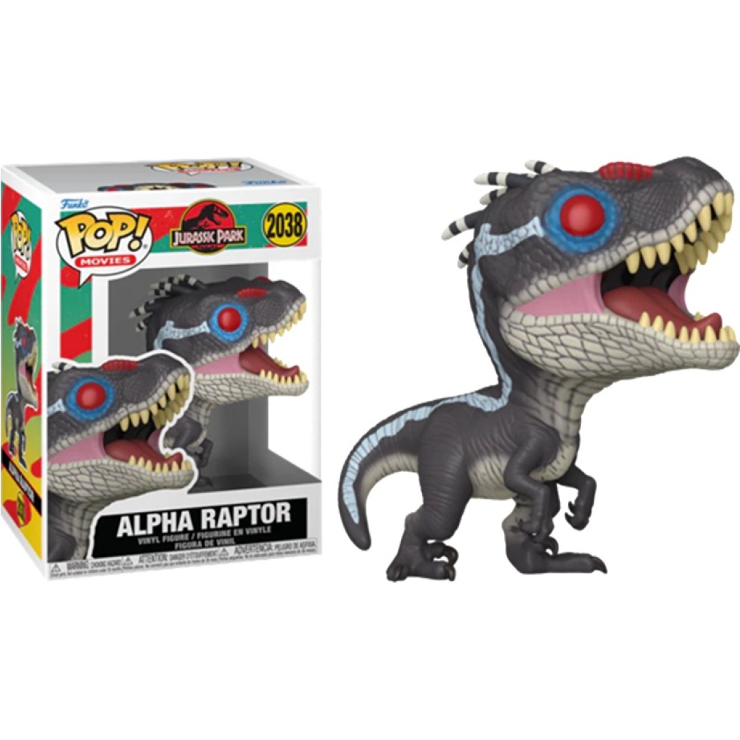 c875f4db4bcbde813626a68bc1274394.jpg Funko POP! Jurassic Park N° 2038 - Alpha Raptor - Image 1