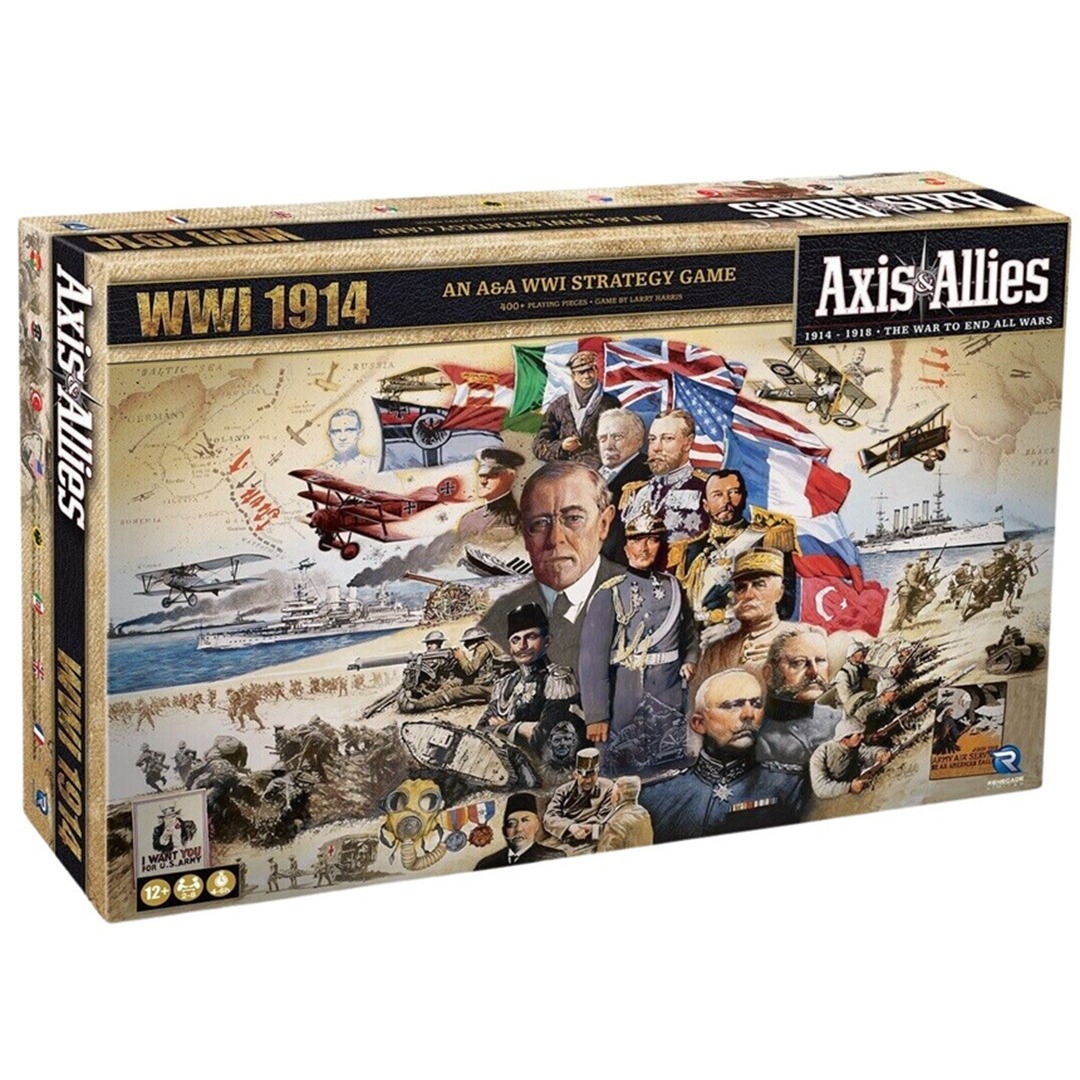 c9a50b988973189fe310482480a37315.jpg Axis & Allies: WWI 1914 Board Game - Image 1