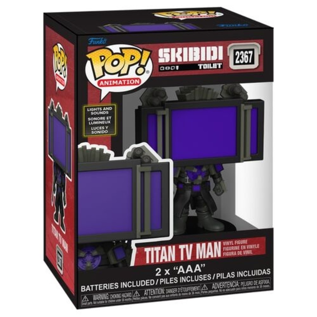 cabc616bef3c0a4fe7afaa8120a25c58.jpg Funko POP! Skibidi Toilet N° 2367 - Titan TV Man - Image 1