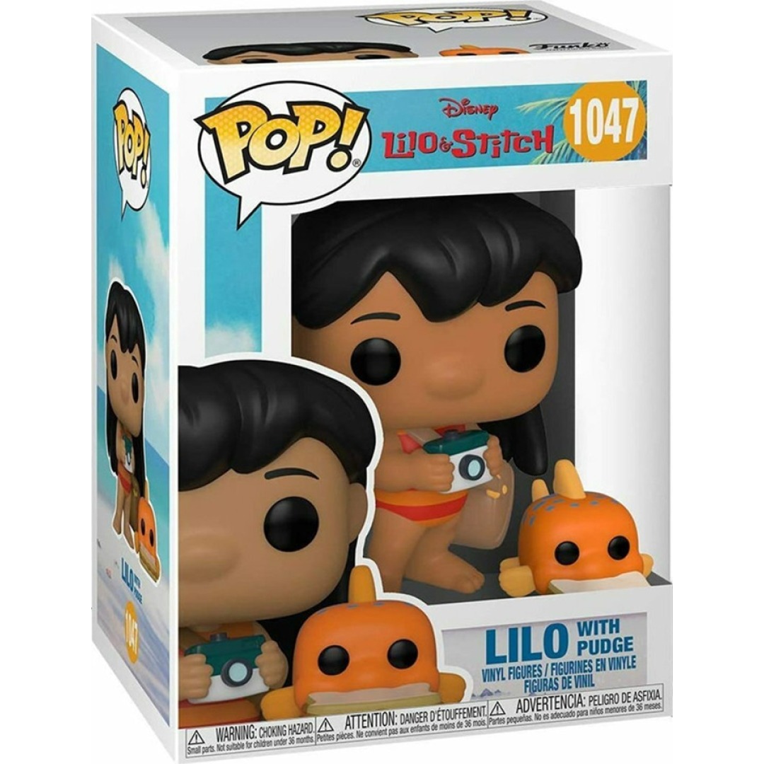 d0de068268706231d8971894957f70a8.jpg Funko POP! Disney Lilo & Stitch N° 1047 - Lilo With Pudge - Image 1