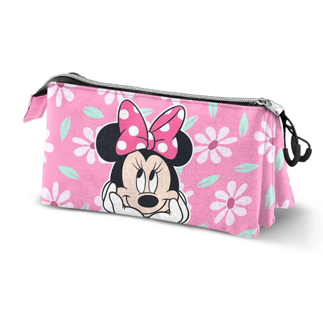 ede36833a623c646cc05532c5d568ca3.jpg Disney Minnie Blooming Triple Pencil Case - Image 1