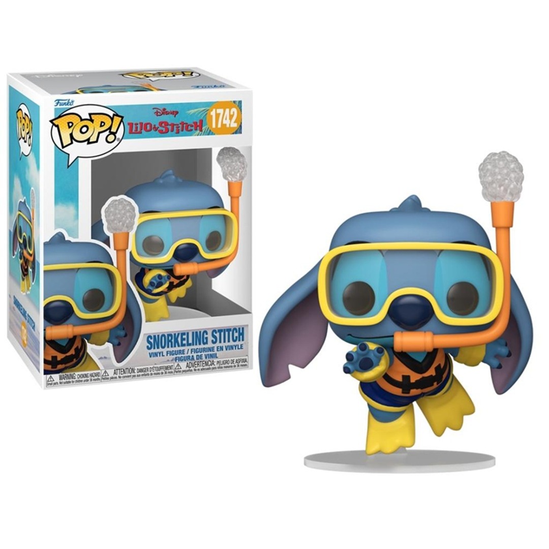 f66af98b4efbea360a30a196ed287c2f.jpg Funko POP! Disney Lilo & Stitch N° 1742 - Snorkeling Stitch - Image 1