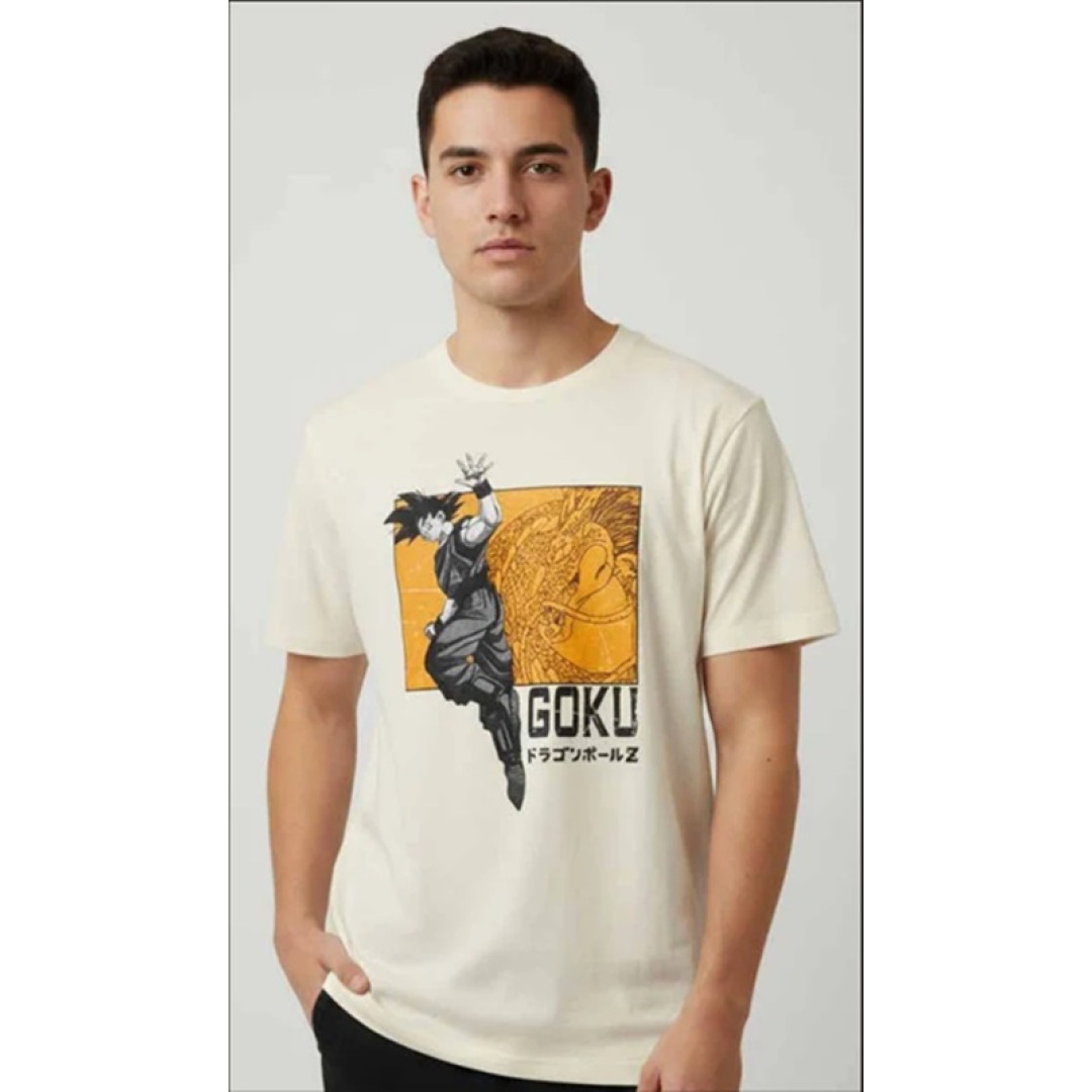 f8a27ea36066f2d0c0df062de8328995.jpg Dragon Ball Z Goku Dragon T-Shirt (S) - Image 1