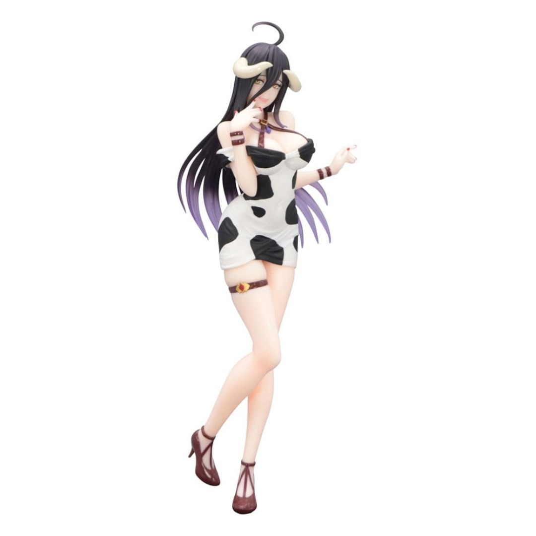 fa5a93420abb42fddb20fe89ef1248d5.jpg Overlord Albedo Mini Dress Cow Trio Try It Furyu Statue - Image 1