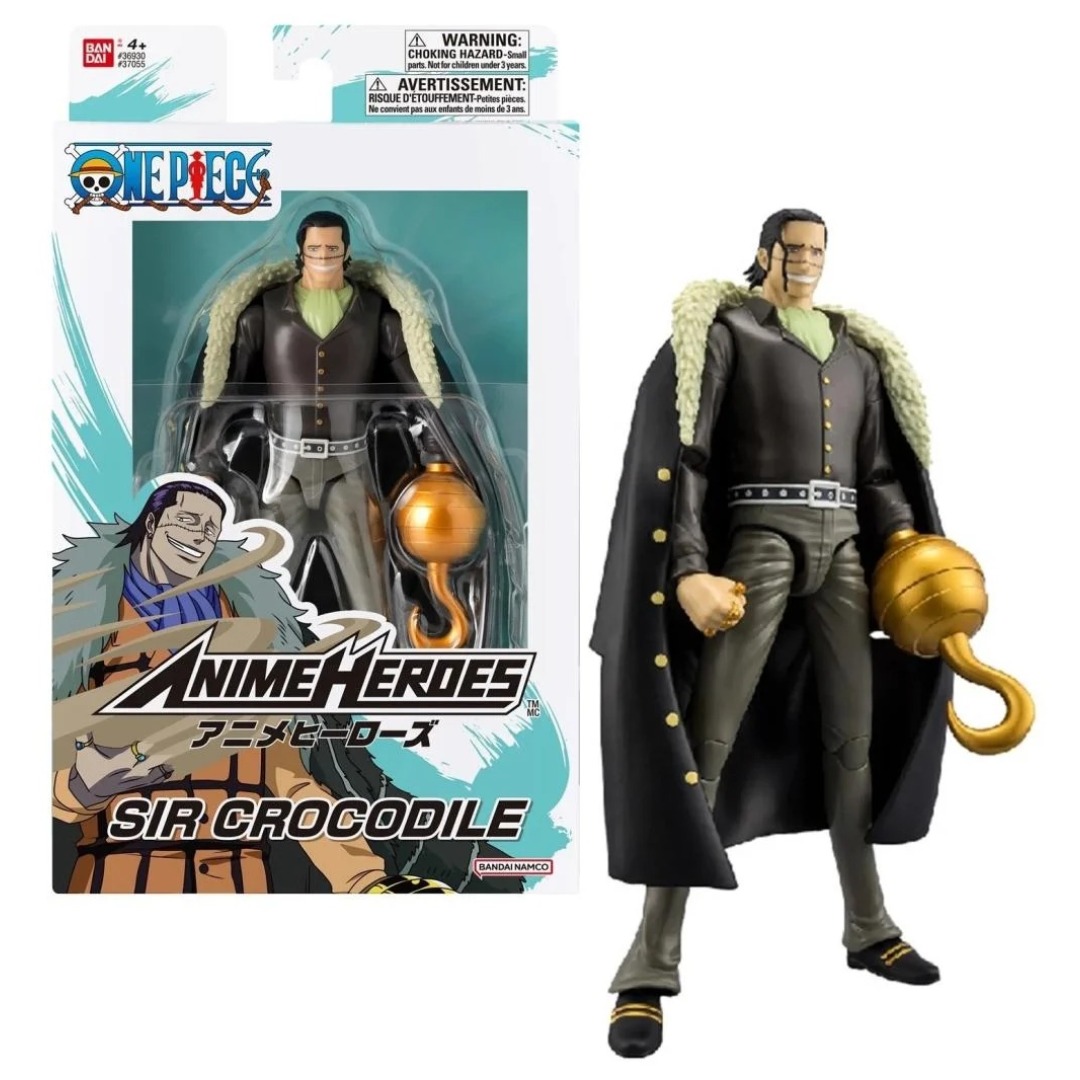 fec1fab2abc9fb357d496de68ef381f3.jpg One Piece Sir Crocodile Anime Heroes Bandai Figure - Image 1