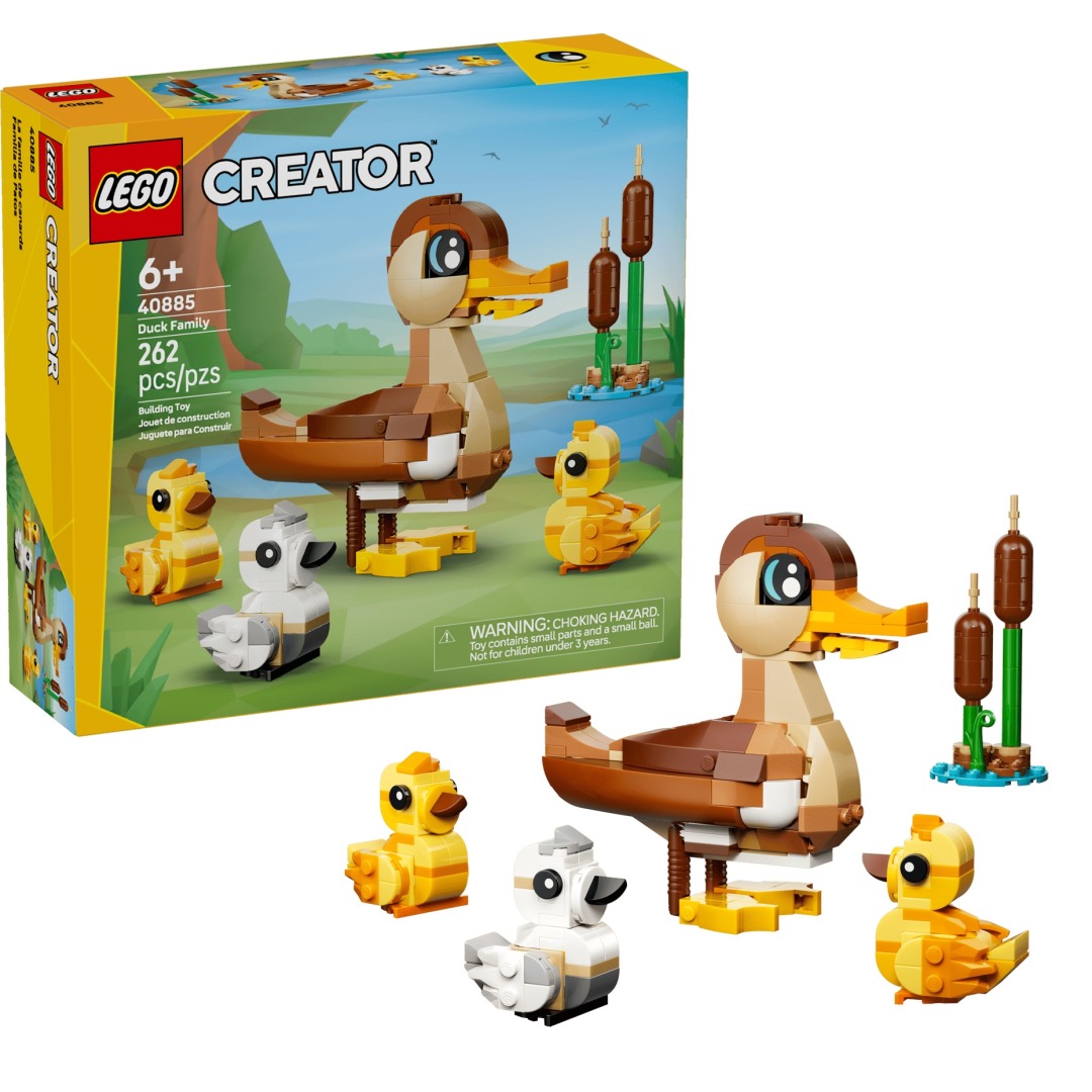 ffa5bbaf2b6a6339a5eab71a40f0b544.jpg LEGO Creator 40885 Duck Family - Retired - Image 1