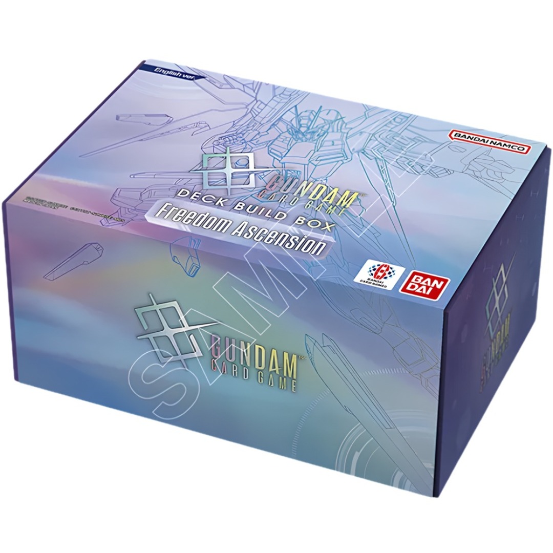 06991778013a26b195946fc0764c7c16.jpg Gundam Card Game: SC-01 Freedom Ascension Deck Build Box - Image 1
