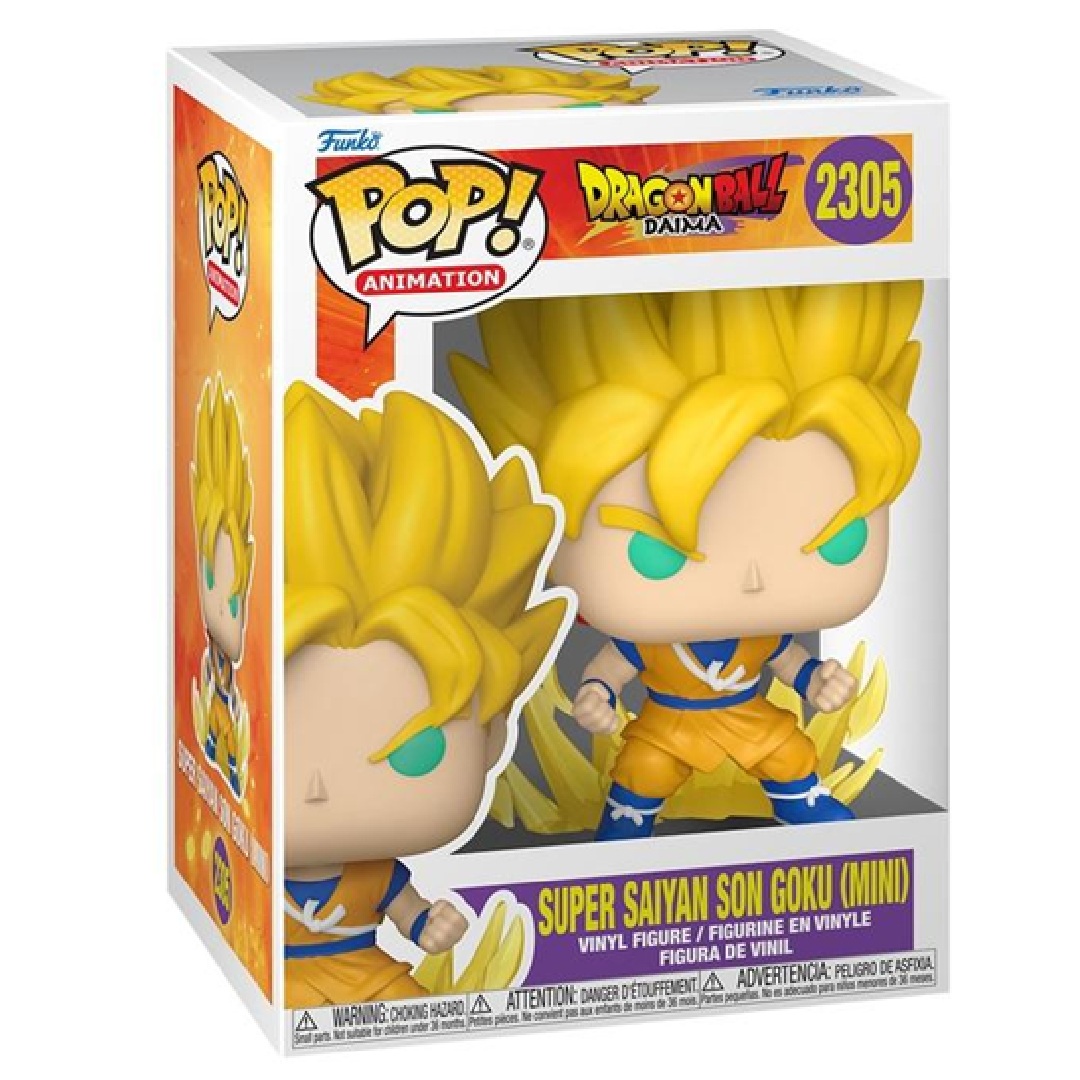 0834a90207a9185237c92a689f3aedb4.jpg Funko POP! Dragon Ball Daima N° 2305 - Super Saiyan Son Goku (Mini) - Image 1