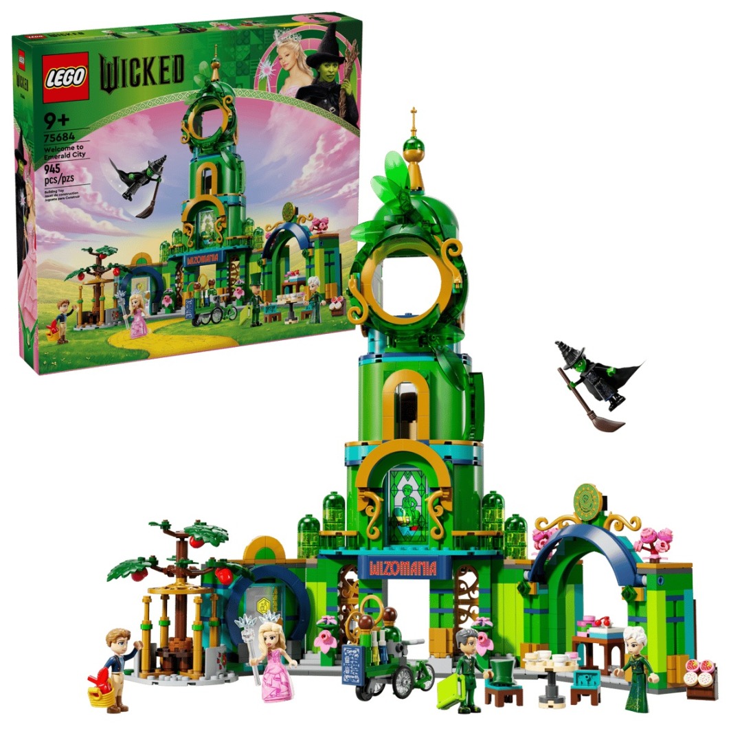 0e926b9df86668b797a893d3d623e230.jpg LEGO Wicked 75684 Welcome to Emerald City - Image 1