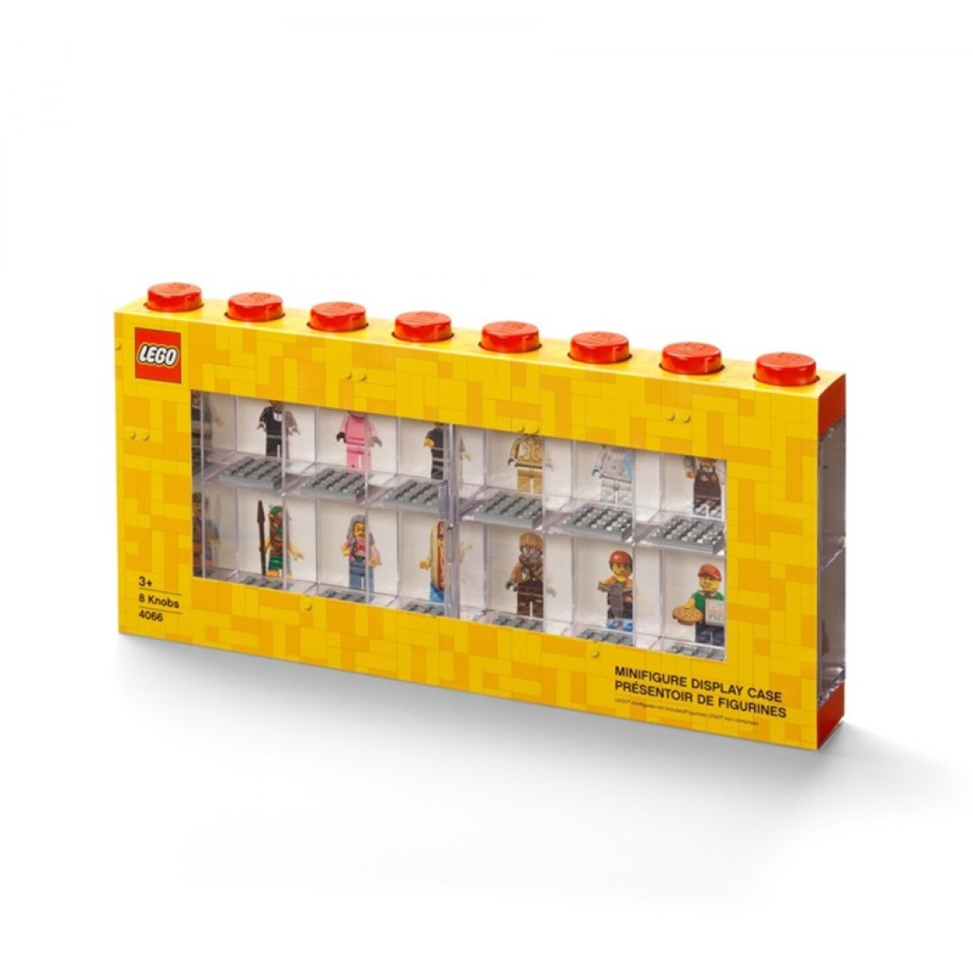 1574c8df9c74ccf6dd96b433add8e8b0.jpg LEGO Minifigure Display Case 16 Red - Image 1