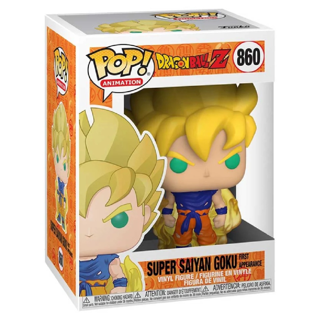 18bd4a5cf93694f2d76f22b91e44bc8b.jpg Funko POP! Dragon Ball Z N° 860 - Super Saiyan Goku First Appearance - Image 1