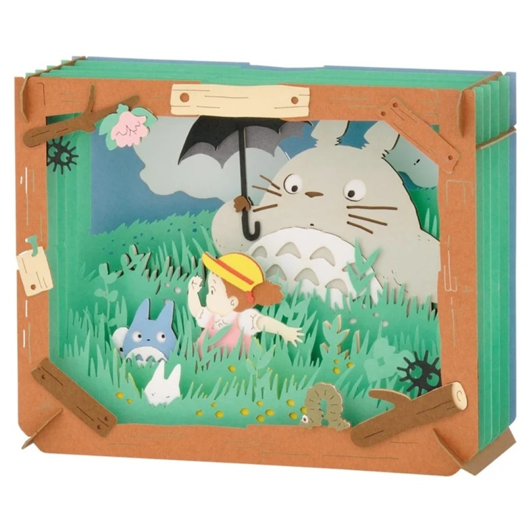 1d971f4d241b281b56c104e0c2c1b259.jpg Studio Ghibli My Neighbor Totoro In The Meadows Paper Theater - Image 1