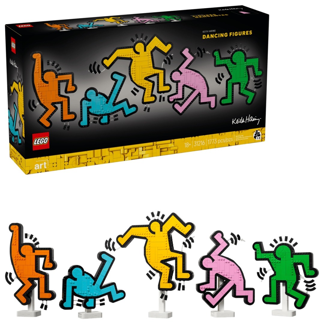 354e905b3ca22cea1ee898c8415045ec.jpg LEGO Art 31216 Keith Haring Dancing Figures - Image 1