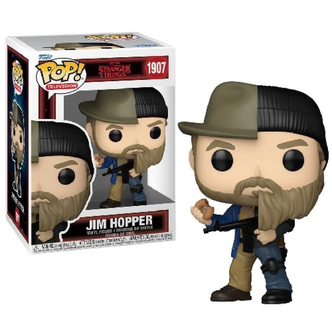 382227af5cb91ff343ca04b222aa1e34.jpg Funko POP! Stranger Things N° 1907 - Jim Hopper - Image 1