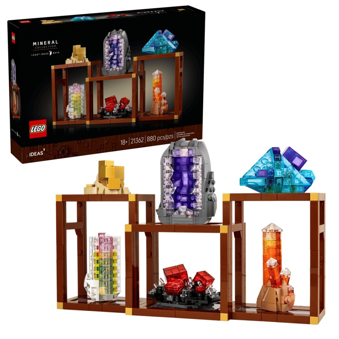 3b53205480f3dce183b089f760224e77.jpg LEGO Ideas 21362 Mineral Collection - Image 1