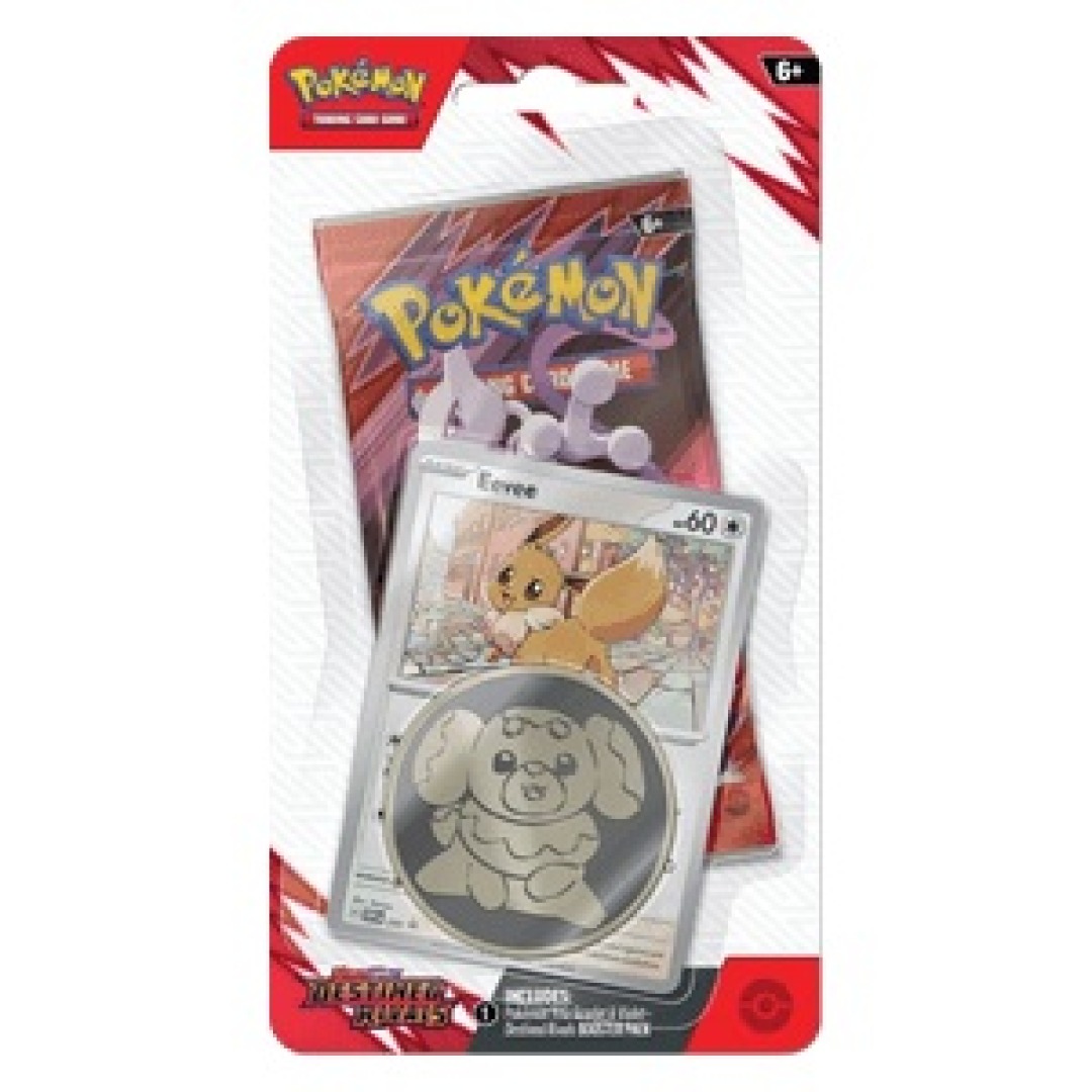 46e854263919f1bfab903774d82b71fc.jpg Pokemon TCG: Destined Rivals Eevee 1-Pack Blister - Image 1