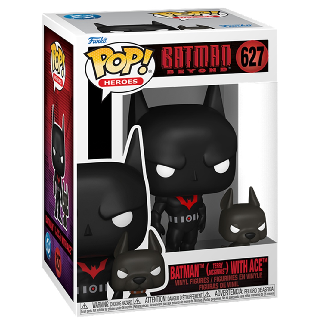 4ba0f226829c1715bf9a5fe46e7807cd.jpg Funko POP! DC Batman Beyond N° 627 - Batman (Terry McGinnis) With Ace - Image 1