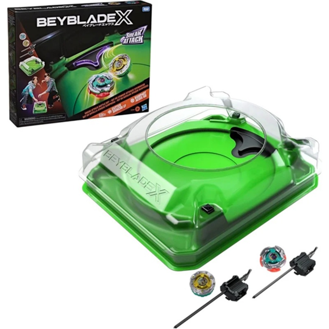 528300041079c0a3e7ae38968a674a4f.jpg Beyblade X Sneak Attack Battle Set Hasbro - Image 1