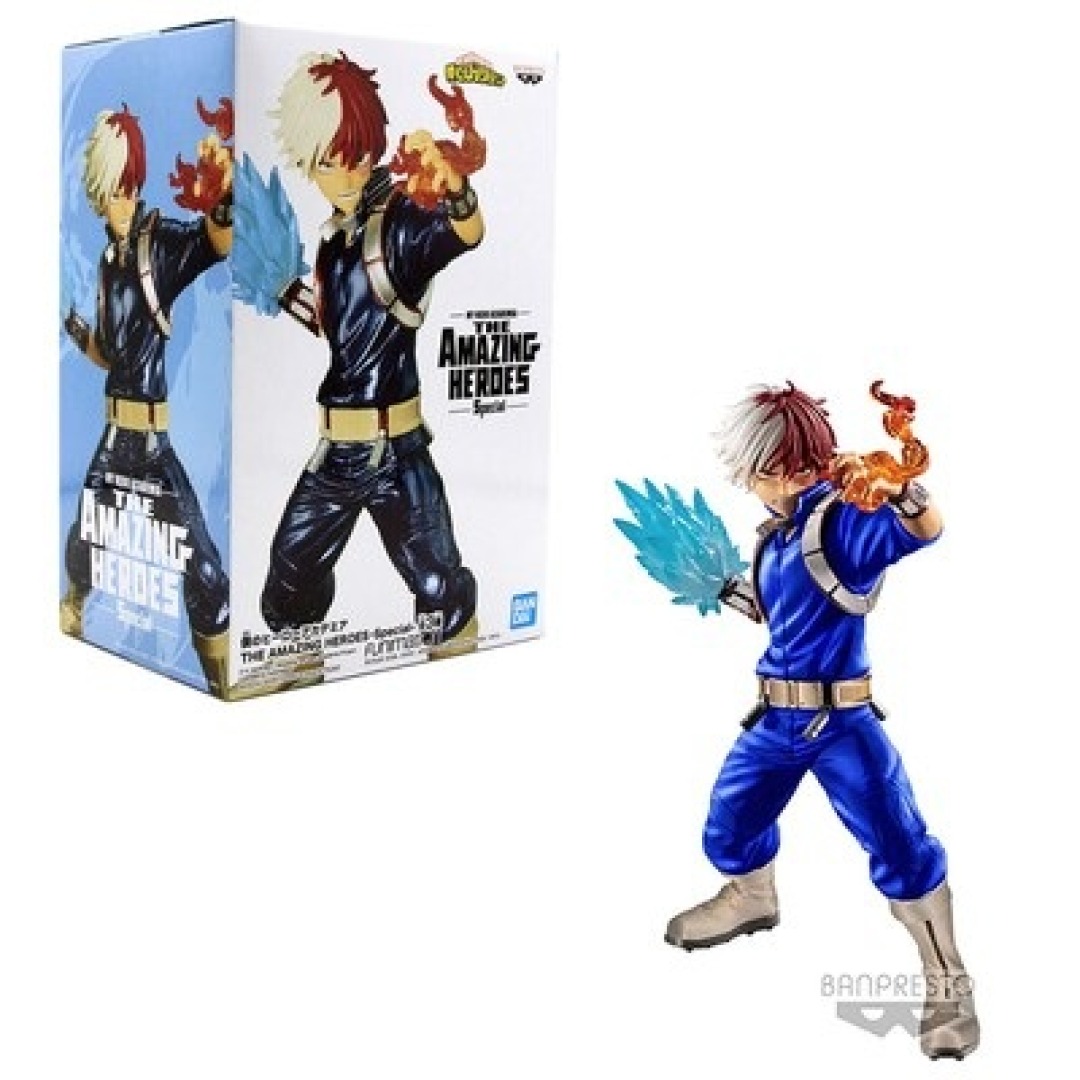 5a02603d2a6aceb4a7231f84133c3862.jpg My Hero Academia Shoto Todoroki Amazing Heroes Sp. Color Banpresto Figure - Image 1