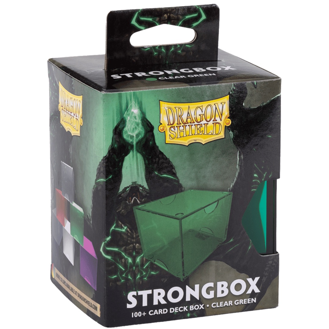5f0941bbbced234e82d41821128aeb45.jpg Dragon Shield Strongbox Box Clear Green - Image 1