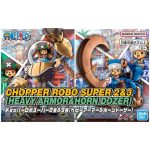 One Piece Chopper Robo Supper 2 & 3 Heavy Armor & Horn Dozer Bandai Model Kit