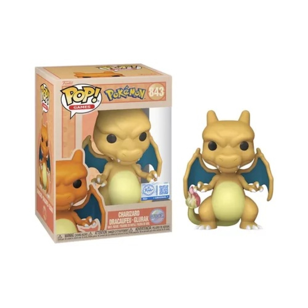 6dd8895eb4cc62f793cdf099014f552c.jpg Funko POP! Pokemon N° 843 - Charizard (Soft Color) - Image 1