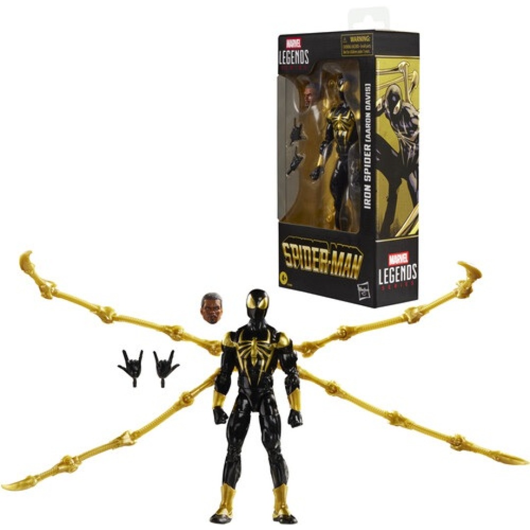 7fea1f025b4151ea9af7ca79c4aa8394.jpg Marvel Spider-Man Iron-Spider (Aaron Davis) Legends Series Hasbro Figure - Image 1