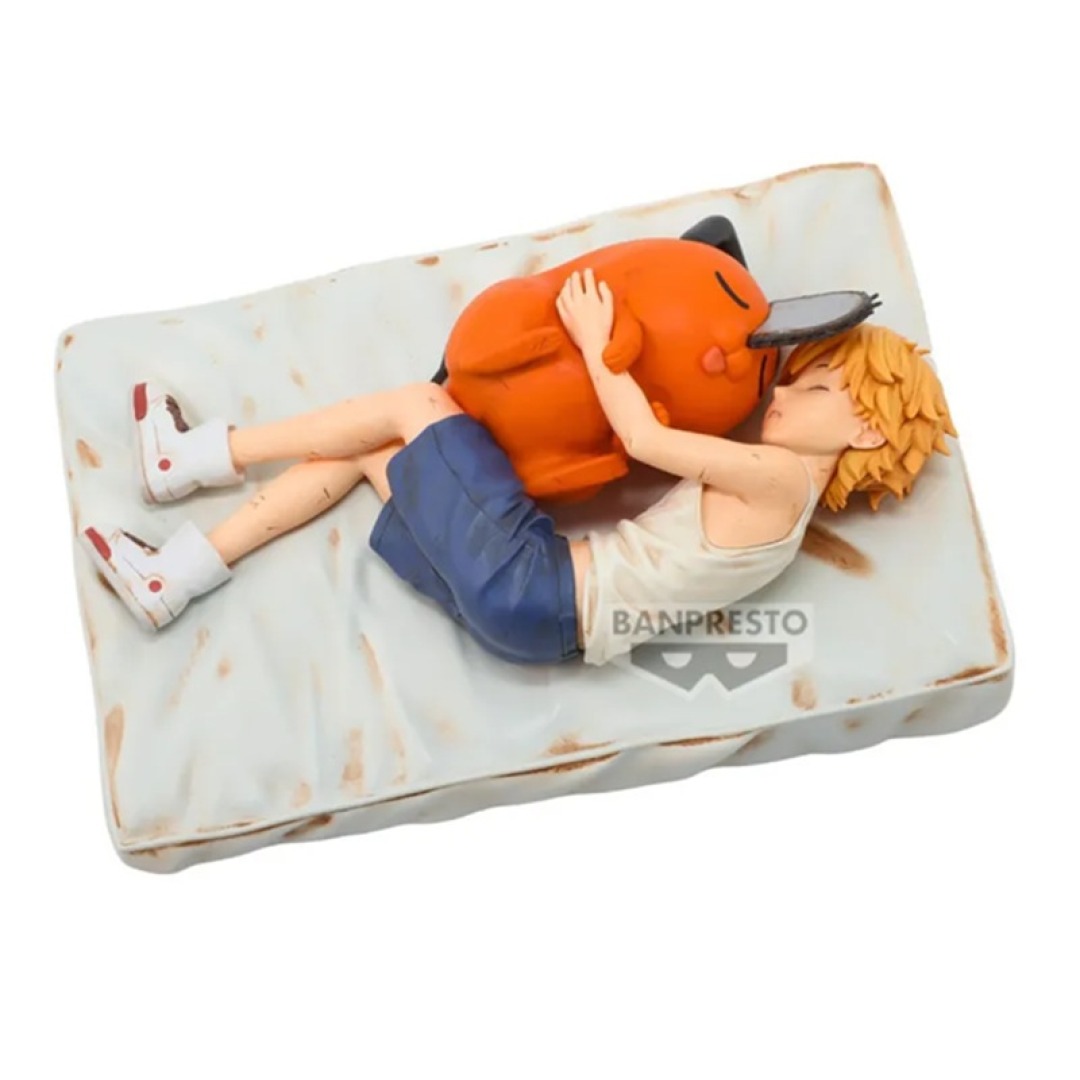 8c17b024de4f557155d96ea02416e196.jpg Chainsaw Man Denki & Pochita Break Time Collection Banpresto Figure - Image 1