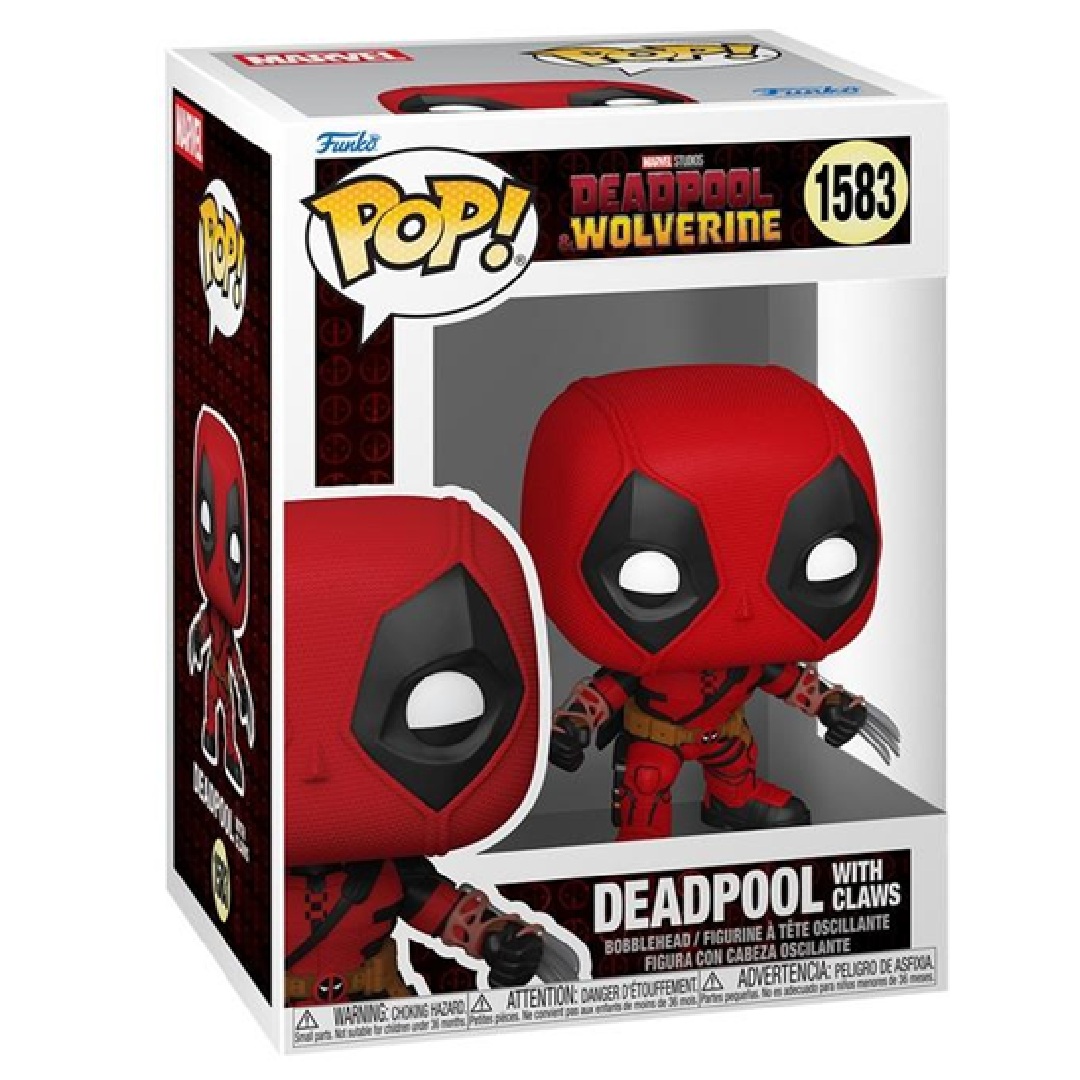 9169daa9401847b18e6548325b65a31f.jpg Funko POP! Marvel Deadpool & Wolverine N° 1583 - Deadpool With Claws - Image 1