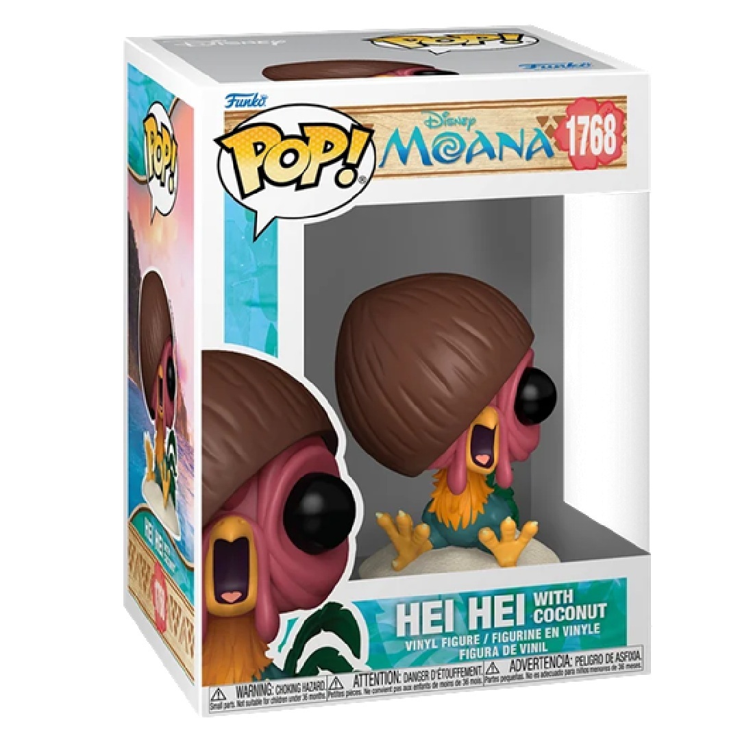 917199de0dd8c51aa0d93c166772a260.jpg Funko POP! Disney Moana N° 1768 - Hei Hei With Coconut - Image 1