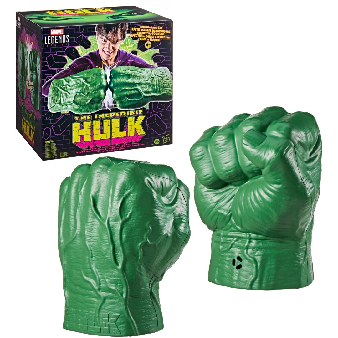 956dc7d030200b18b880d9da782f61ee.jpg Marvel Hulk Fist Legend Series 1/1 Hasbro Replica - Image 1