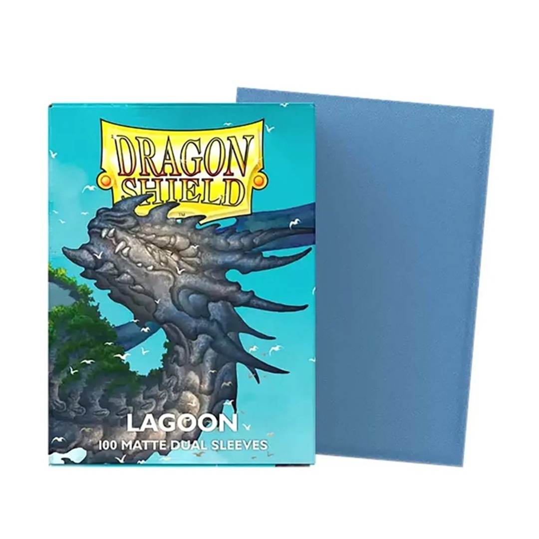 9934f9e773a6b0fc34e0cf858807b825.jpg Dragon Shield Matte Dual Sleeves Lagoon (100 Sleeves) - Image 1