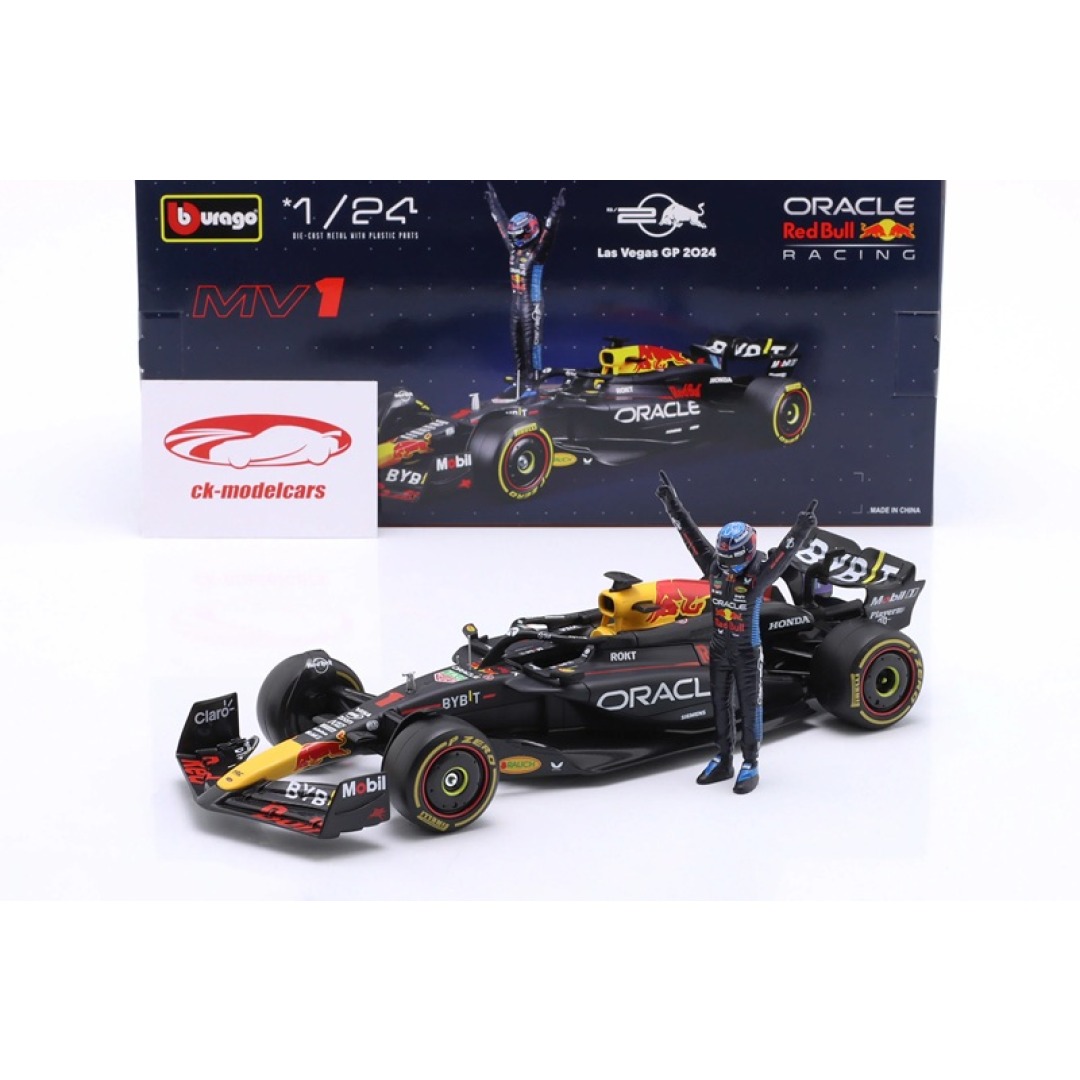 9b922d61c8ddd955aa8cc12ce27d18a2.jpg Bburago F1 Red Bull Racing RB20 2024 Verstappen 1:24 - Image 1