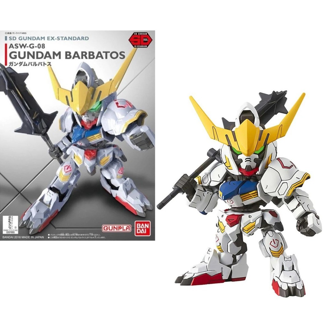 9c0e3726210fb325c6ba4937e6c3283e.jpg Gundam Ex-Standard Barbatos SD Bandai Model Kit - Image 1