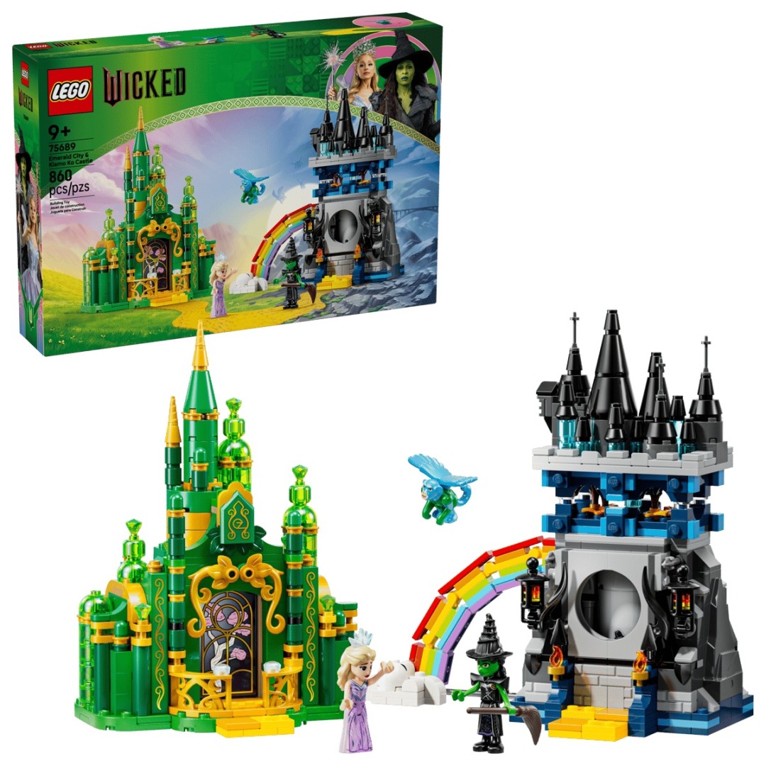 a479eefa93444d224a46b47fb6dedaa6.jpg LEGO Wicked 75689 Emerald City & Kiamo Ko Castle - Image 1